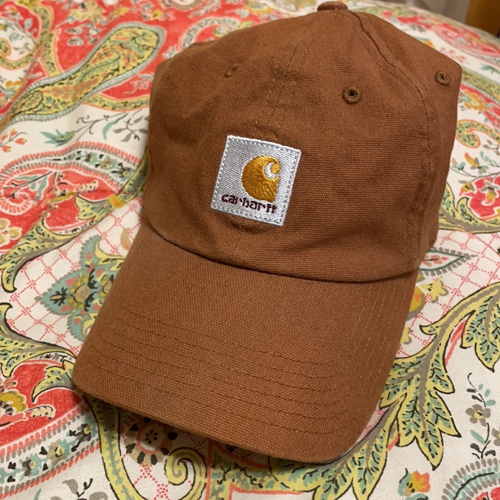 Carhartt Brown Yelllow Baseball Cap OSFA Unisex